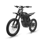 Black electric bike on a white background