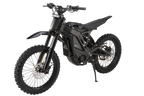 Black electric bike on a white background