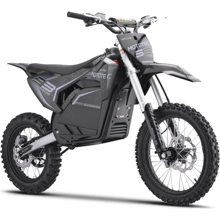 Black electric bike with 'MOTOTE' branding on a white background