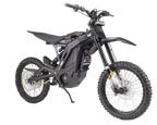 Black electric bike on a white background