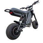 Black electric bike on a white background