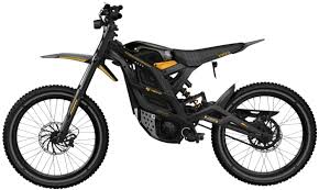Black electric bike on a white background